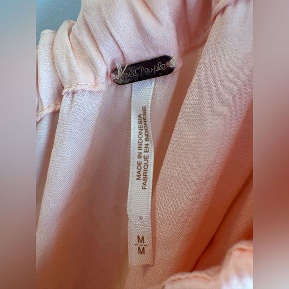 Free People Peach One-Shoulder Women's Top - Picture 2 of 4